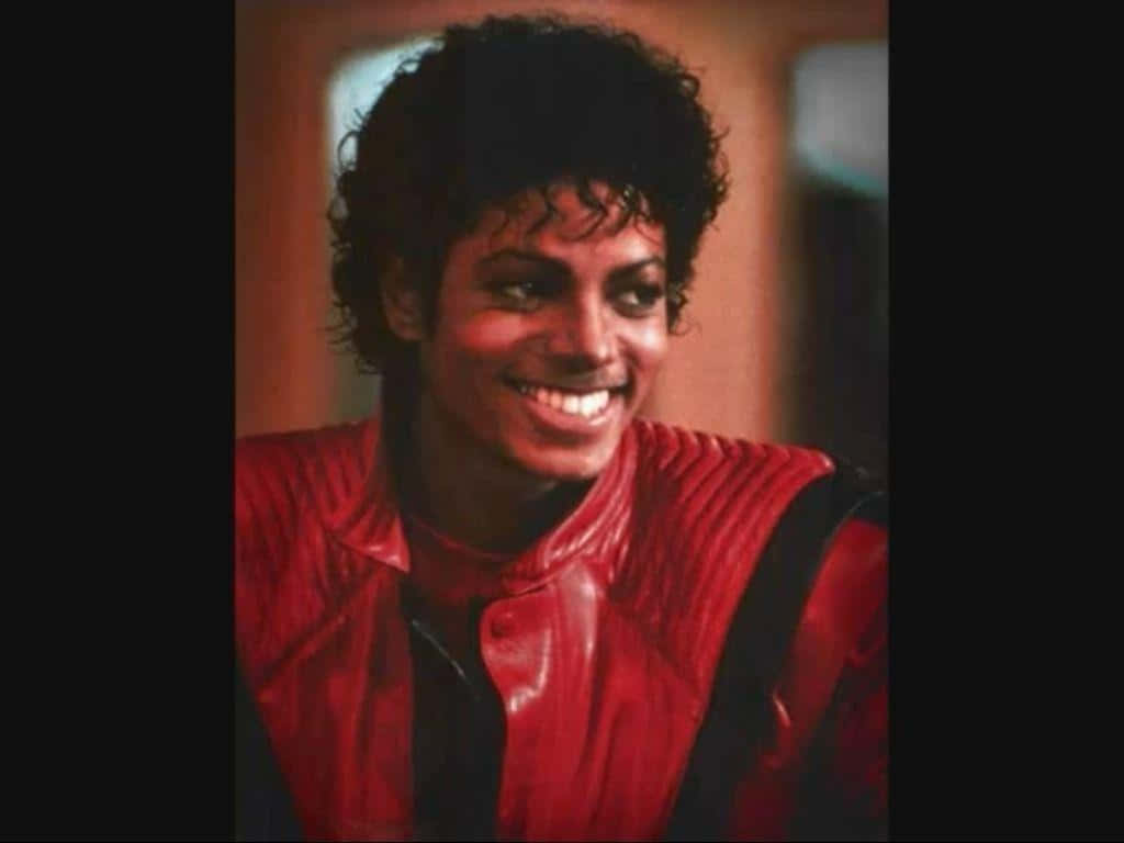 Michael Jackson, Thriller, glossy red jacket, SD Desktop Wallpaper