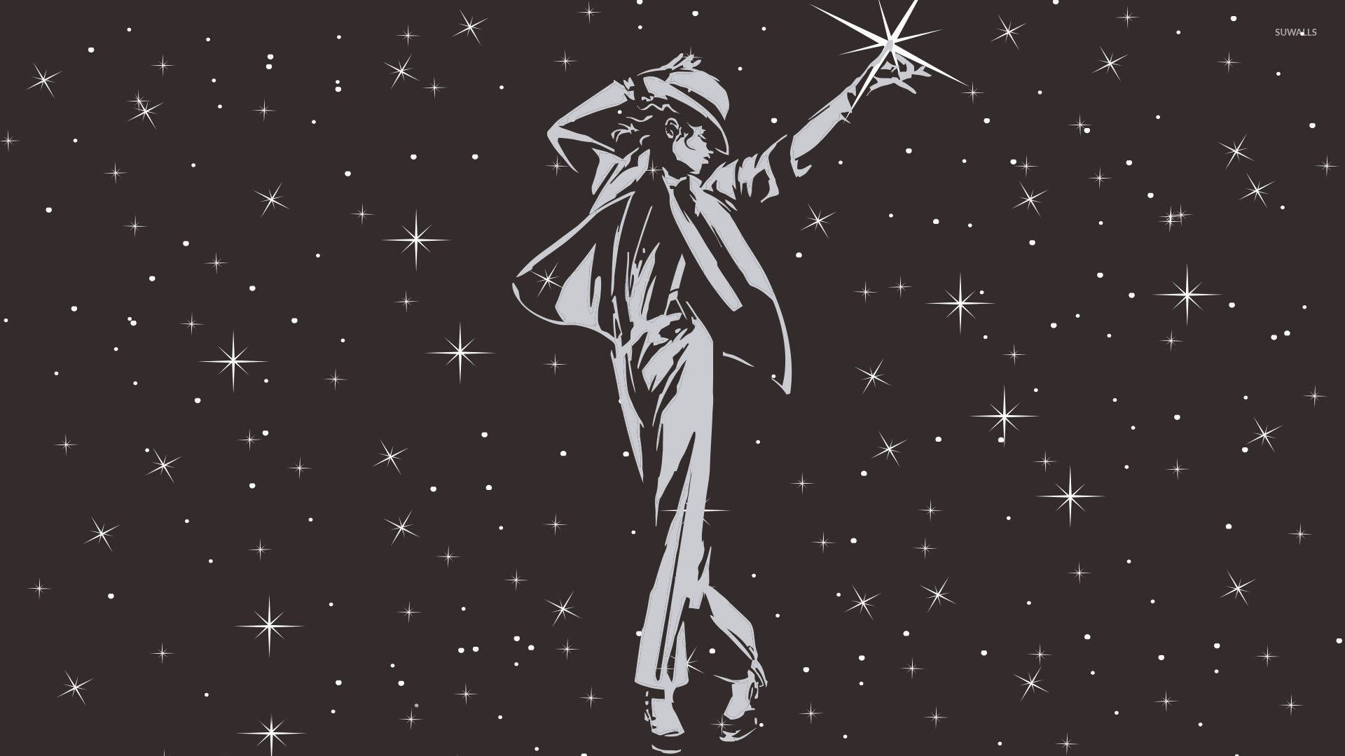 Michael Jackson, suit, hat, Full HD Desktop Wallpaper