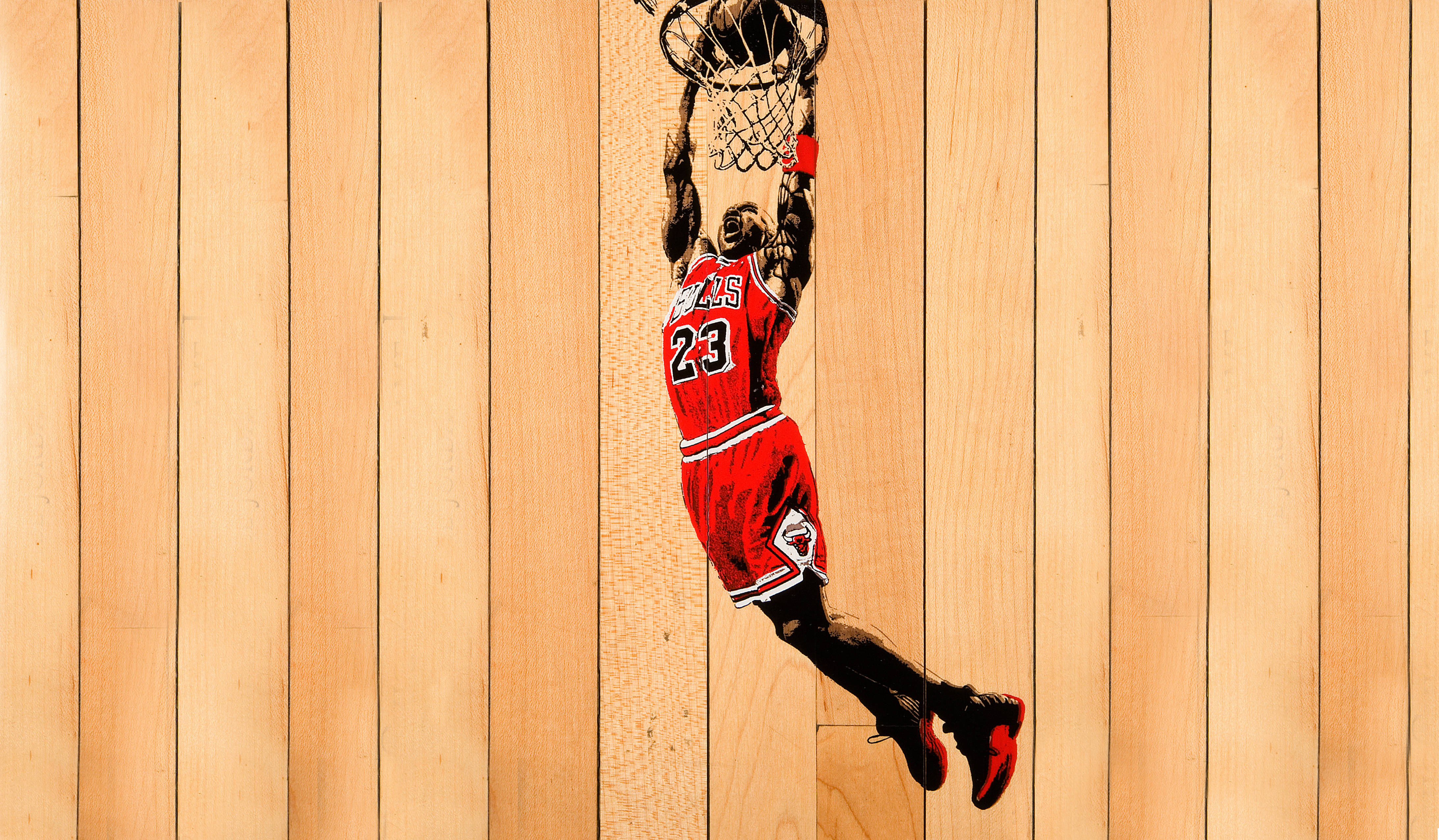 Michael Jordan, dunking, basketball, 4K Desktop Wallpaper