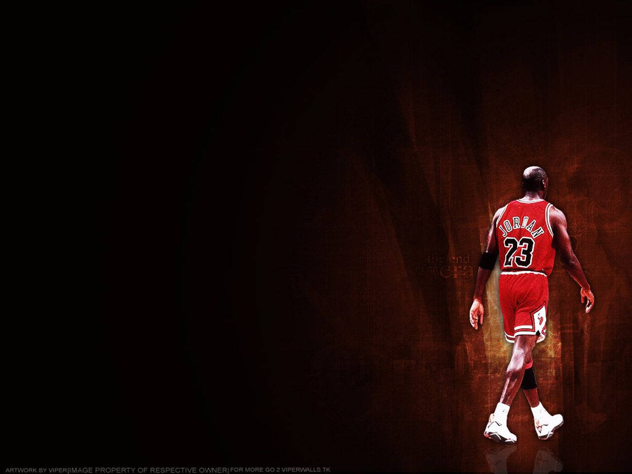 Michael Jordan, red jersey, dark textured background, HD Desktop Wallpaper