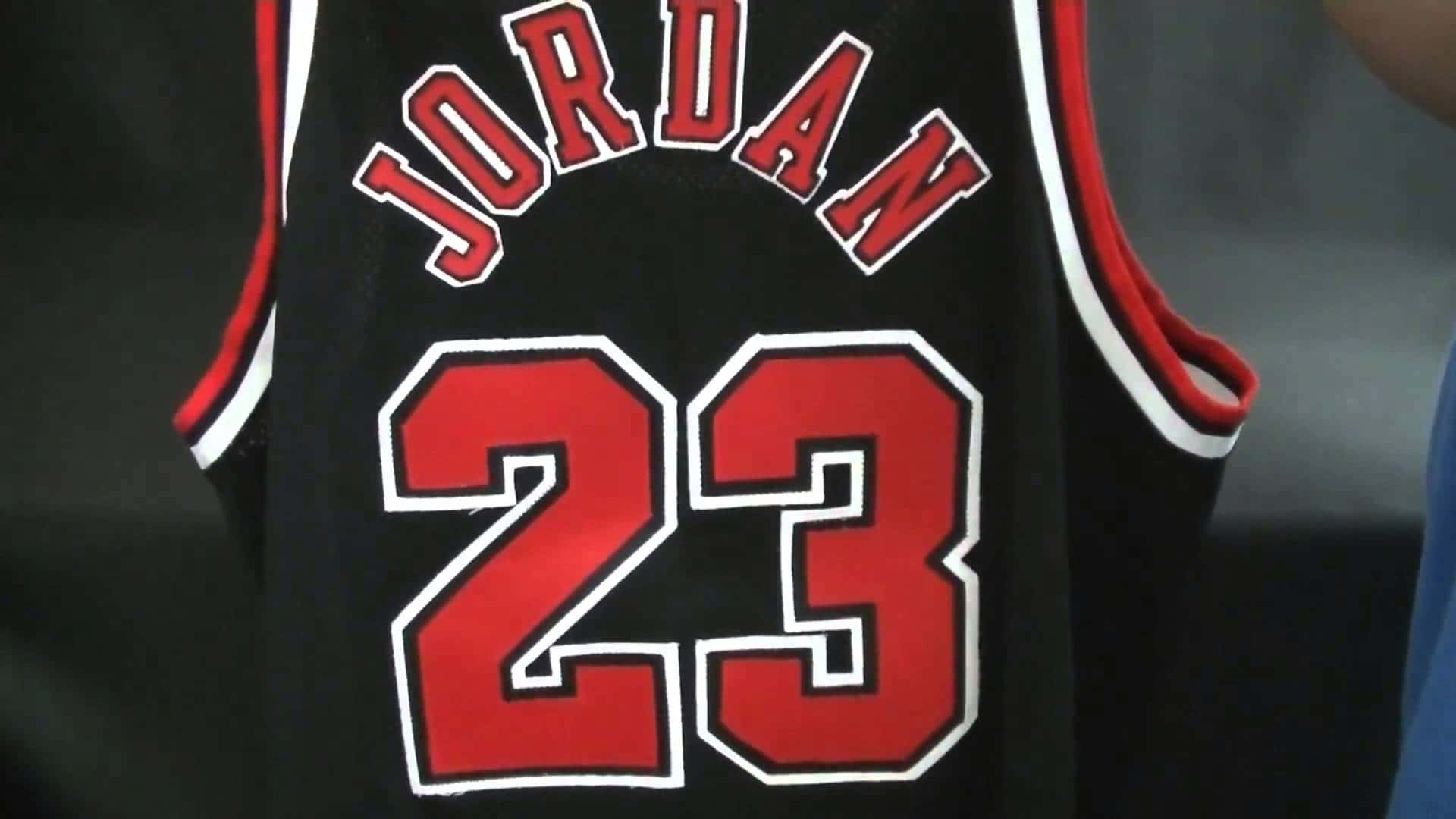 Michael Jordan, JORDAN 23, black basketball jersey, Full HD Desktop Wallpaper