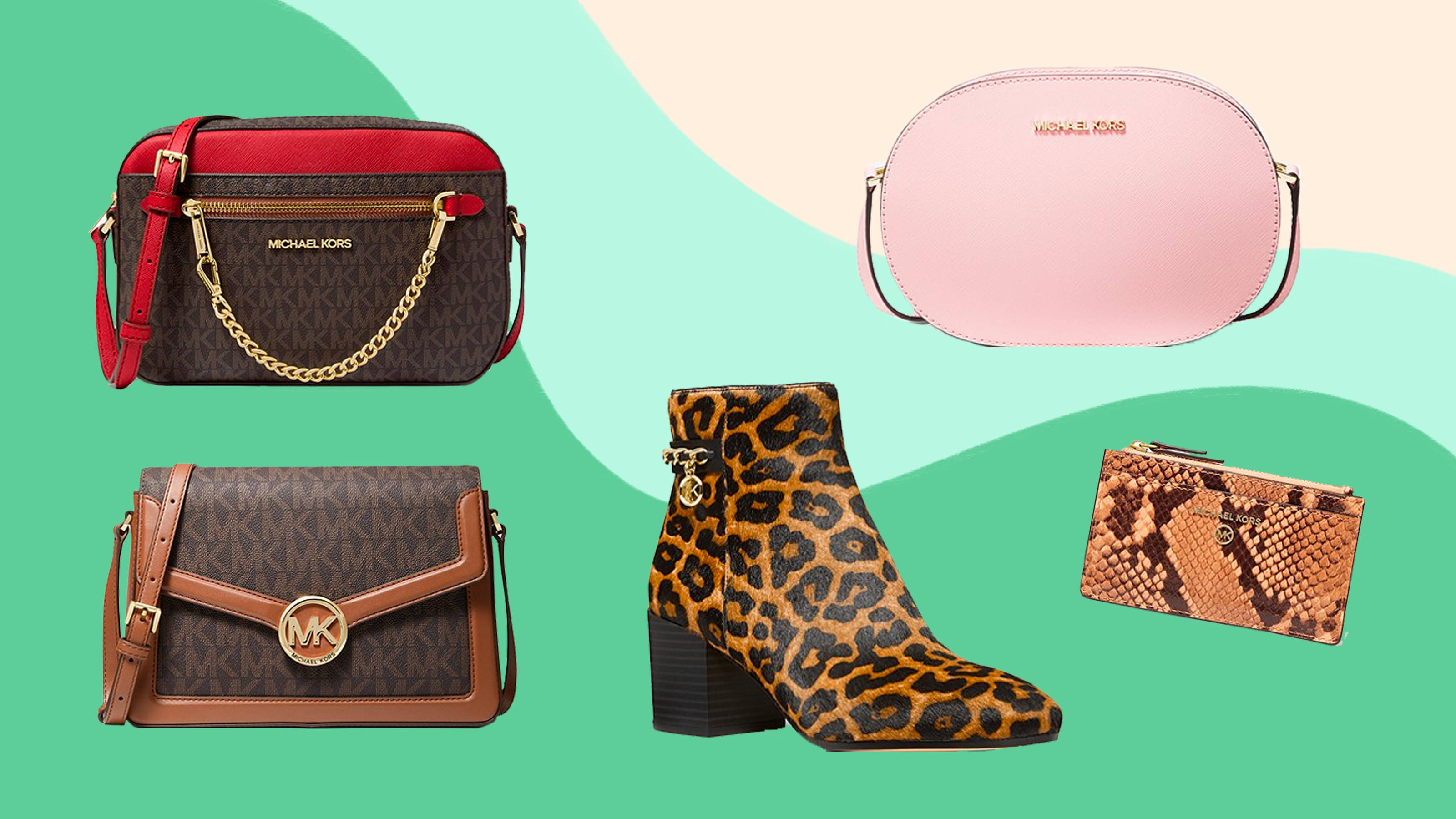 Michael Kors, handbags, leopard-print boot, 2K Desktop Wallpaper