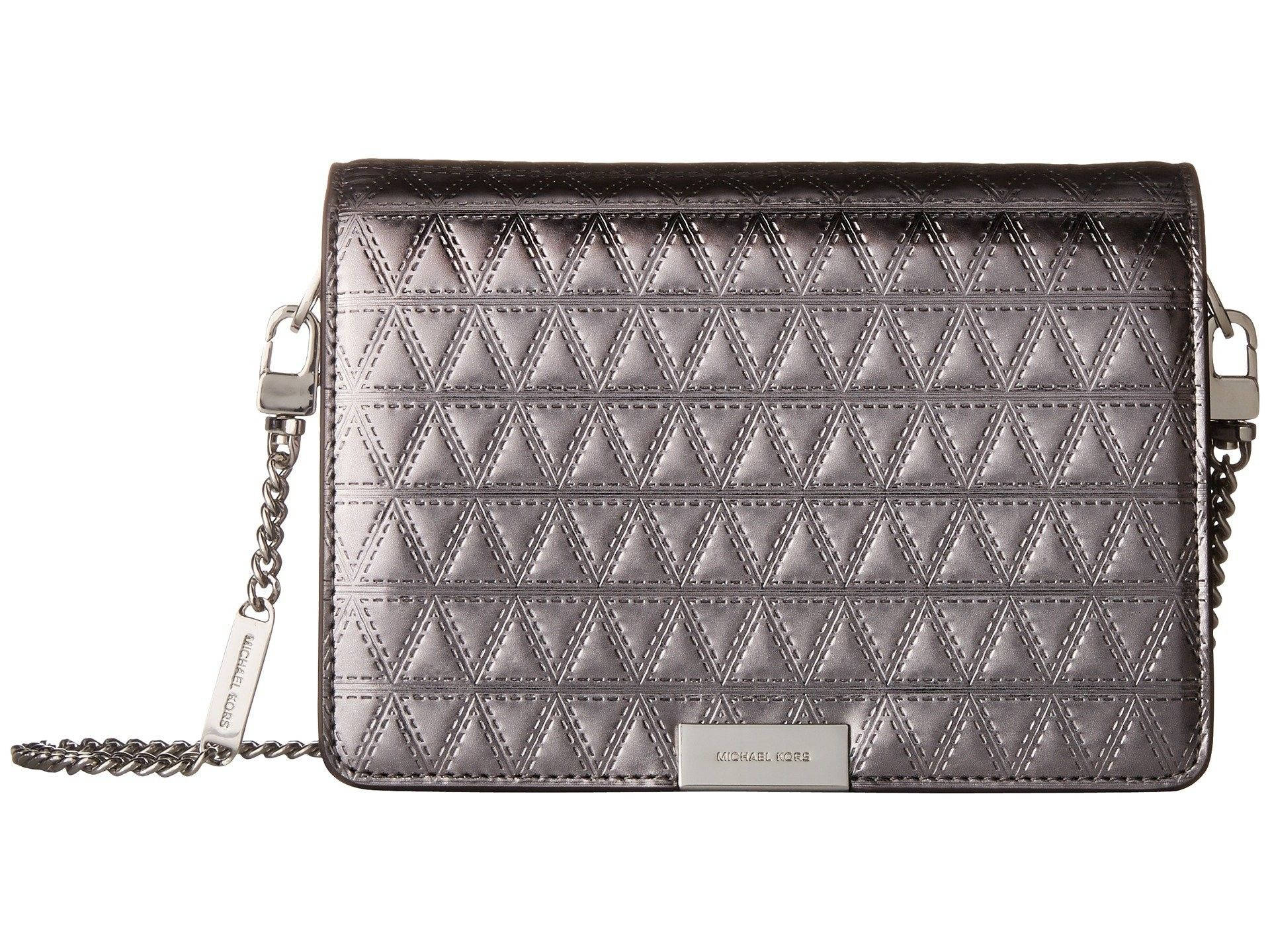 Michael Kors, intricate stitching, metallic gray, Full HD Desktop Wallpaper
