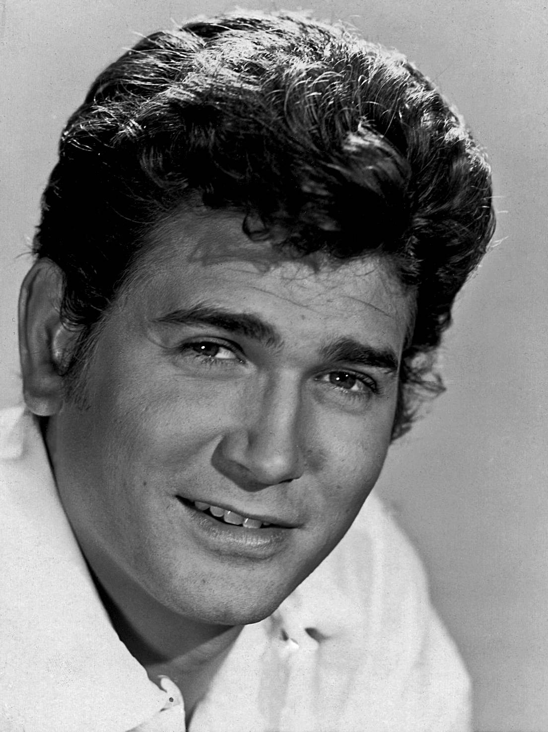 Michael Landon, black and white, portrait, HD Phone Wallpaper