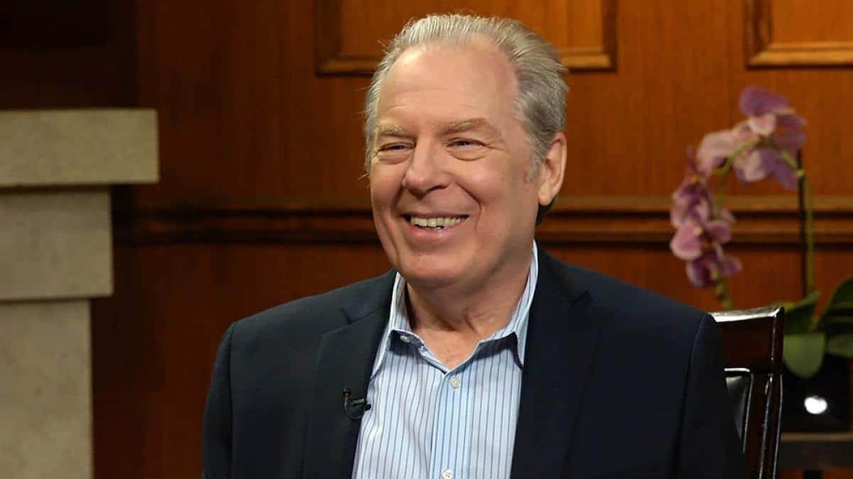Michael Mckean, wood-paneled room, purple orchid, SD Desktop Wallpaper