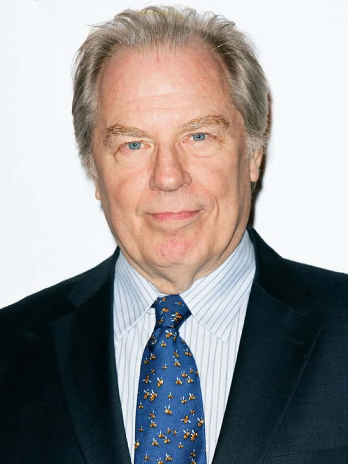 Michael McKean, gray hair, dark suit, SD Phone Wallpaper