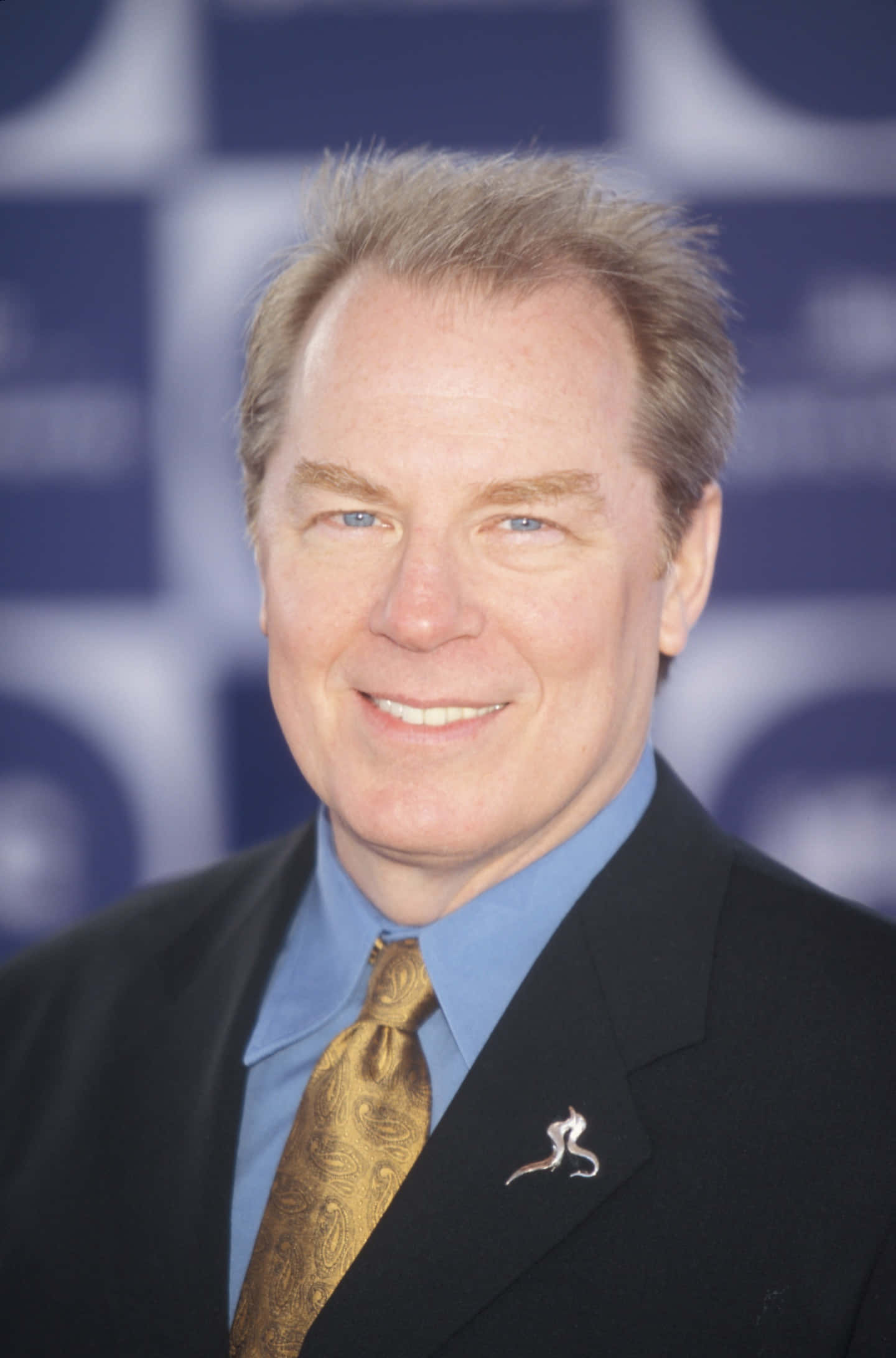 Michael McKean, black suit, blue shirt, Full HD Phone Wallpaper