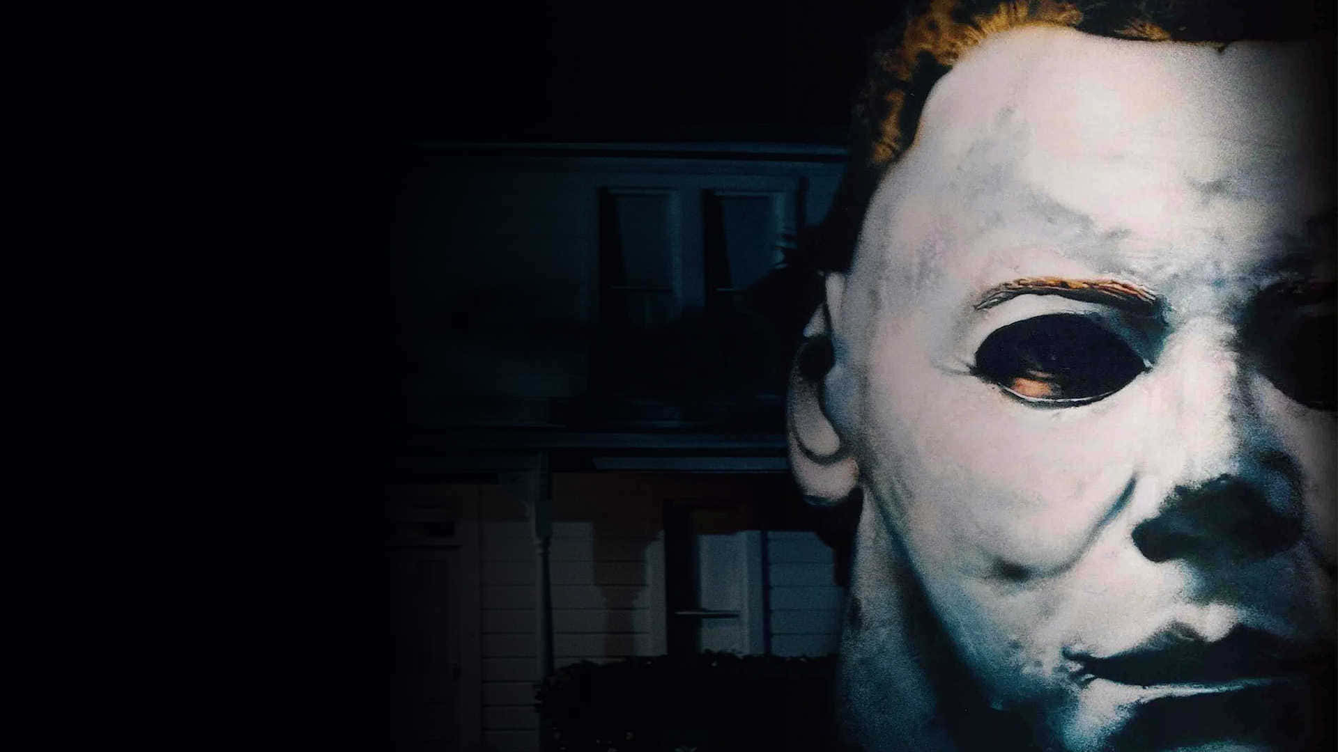 Michael Myers, white mask, dark eyes, Full HD Desktop Wallpaper