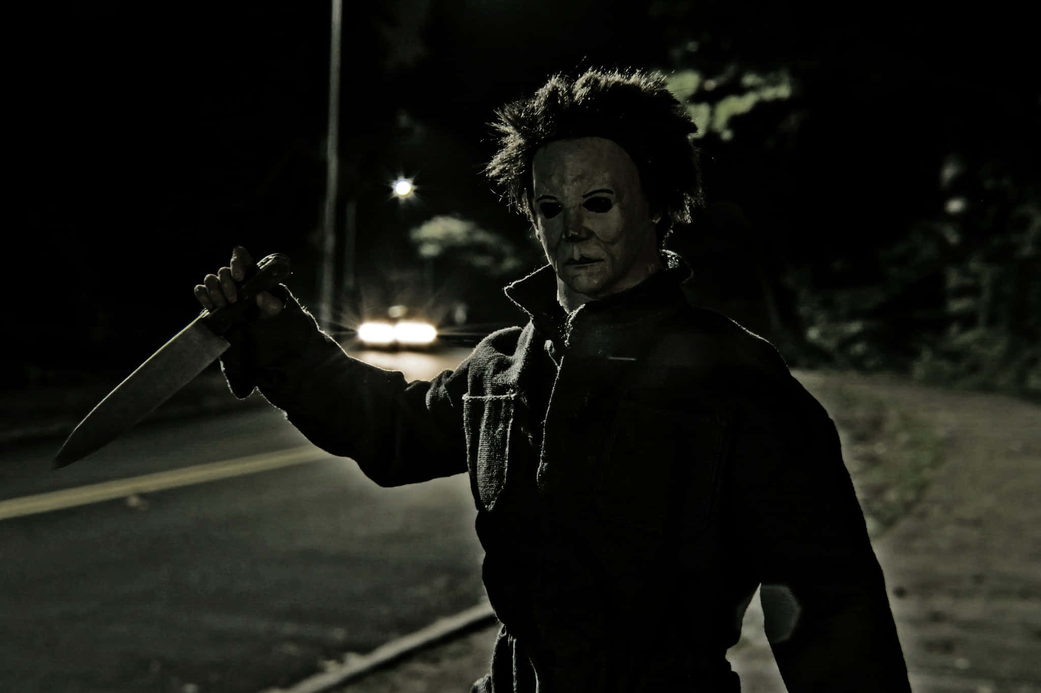 Michael Myers, night stalker, masked figure, Full HD Desktop Wallpaper