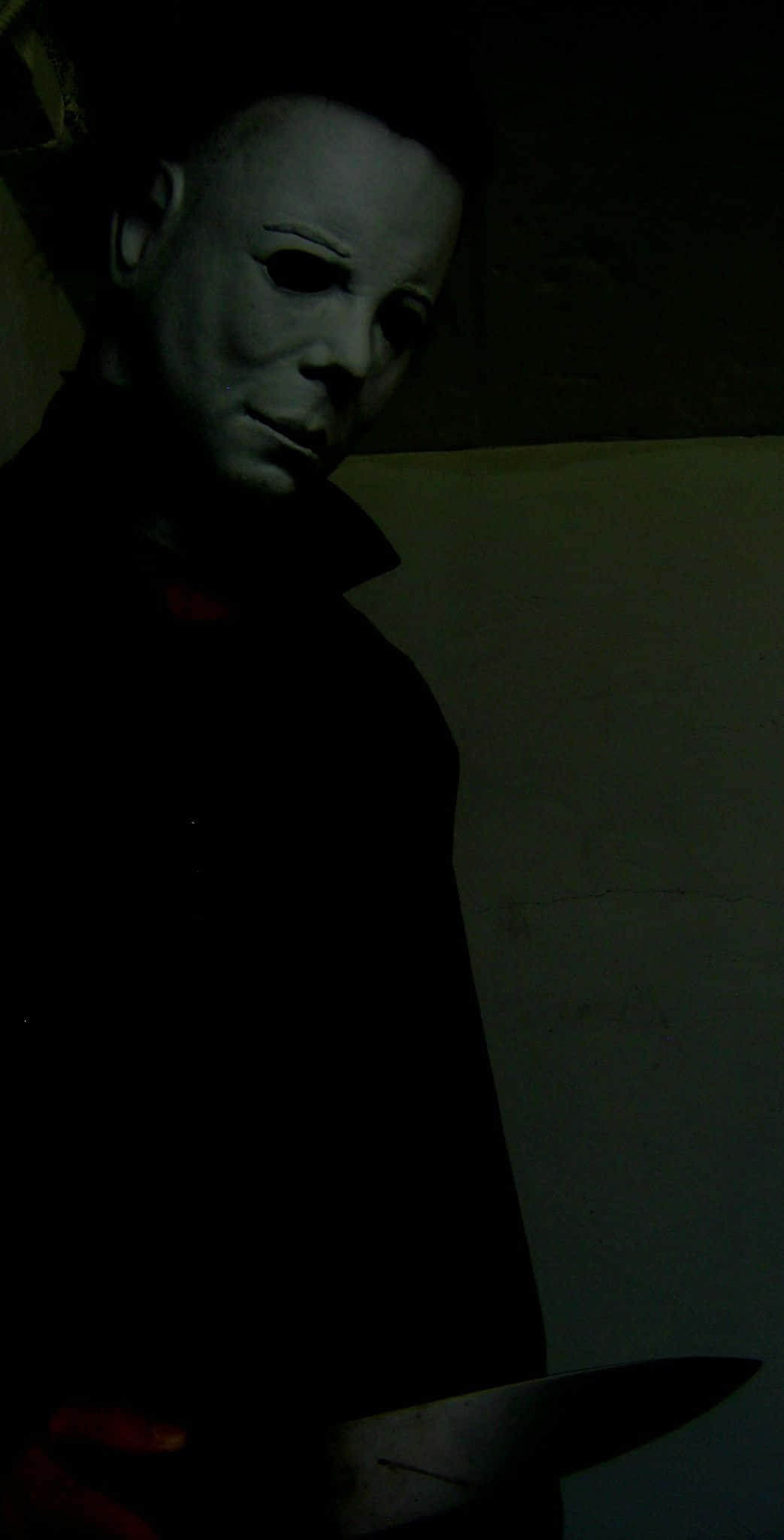 Michael Myers, white mask, dark coat, Full HD Phone Wallpaper
