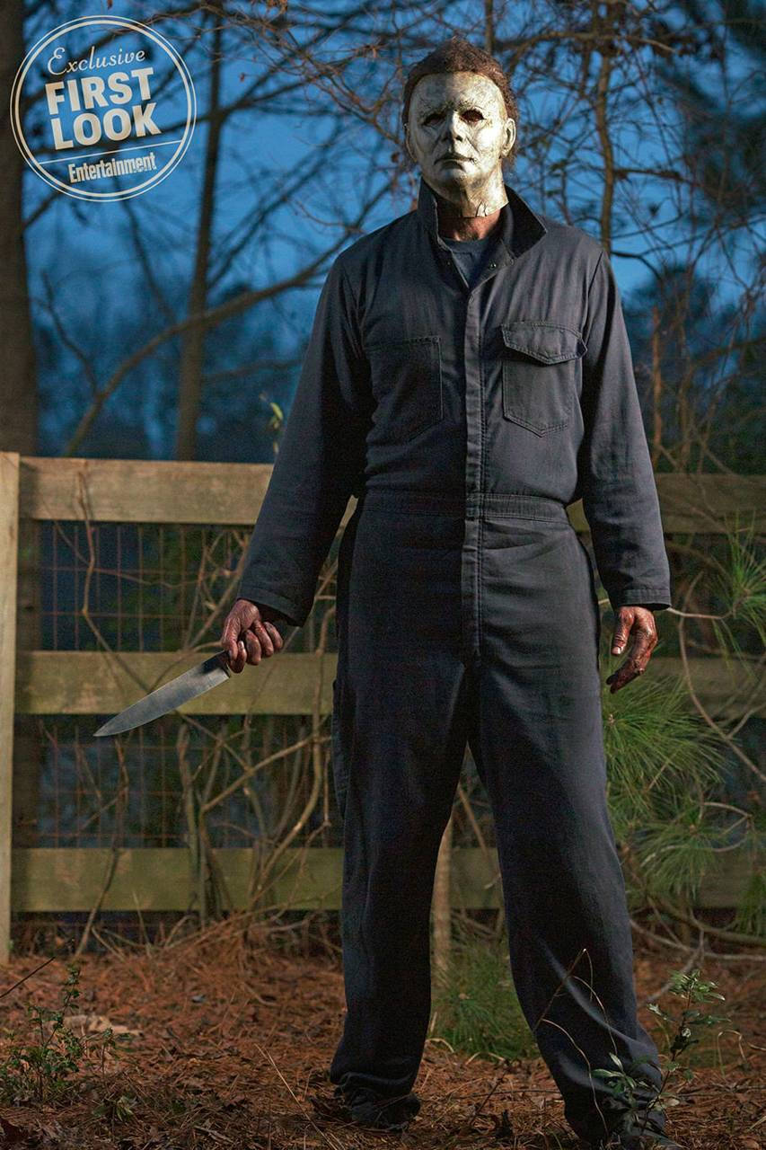 Michael Myers, white mask, dark coveralls, HD Phone Wallpaper