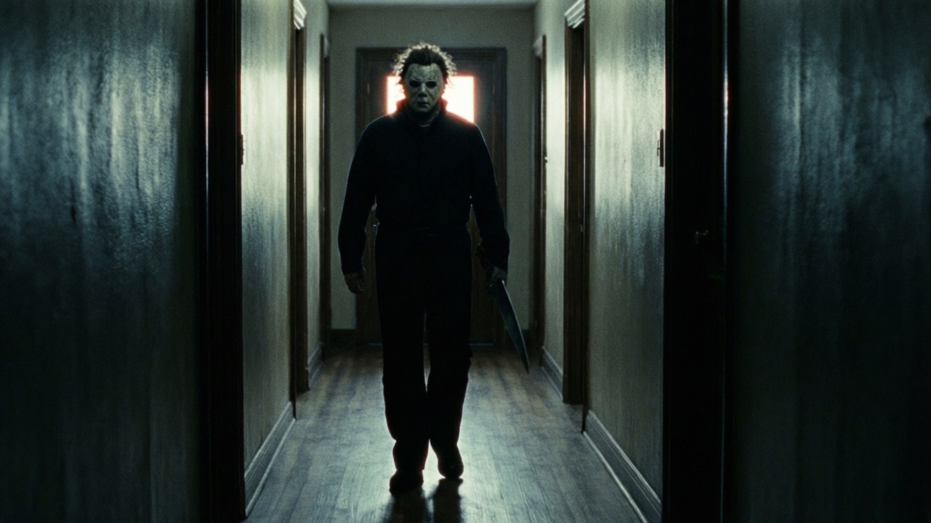 Michael Myers, black jumpsuit, masked figure, Full HD Desktop Wallpaper