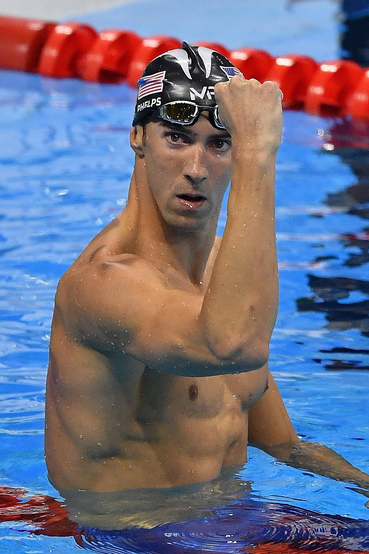 Michael Phelps, black cap, goggles, HD Phone Wallpaper