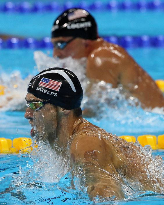 Michael Phelps, championships, blue water, SD Phone Wallpaper