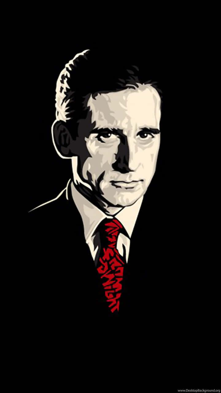 Michael Scott, The Office, suit, HD Phone Wallpaper