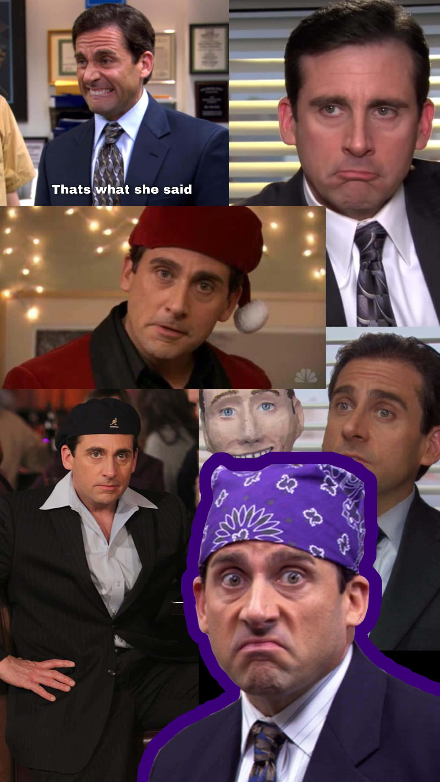 Michael Scott, The Office, close-up shots, 2K Phone Wallpaper