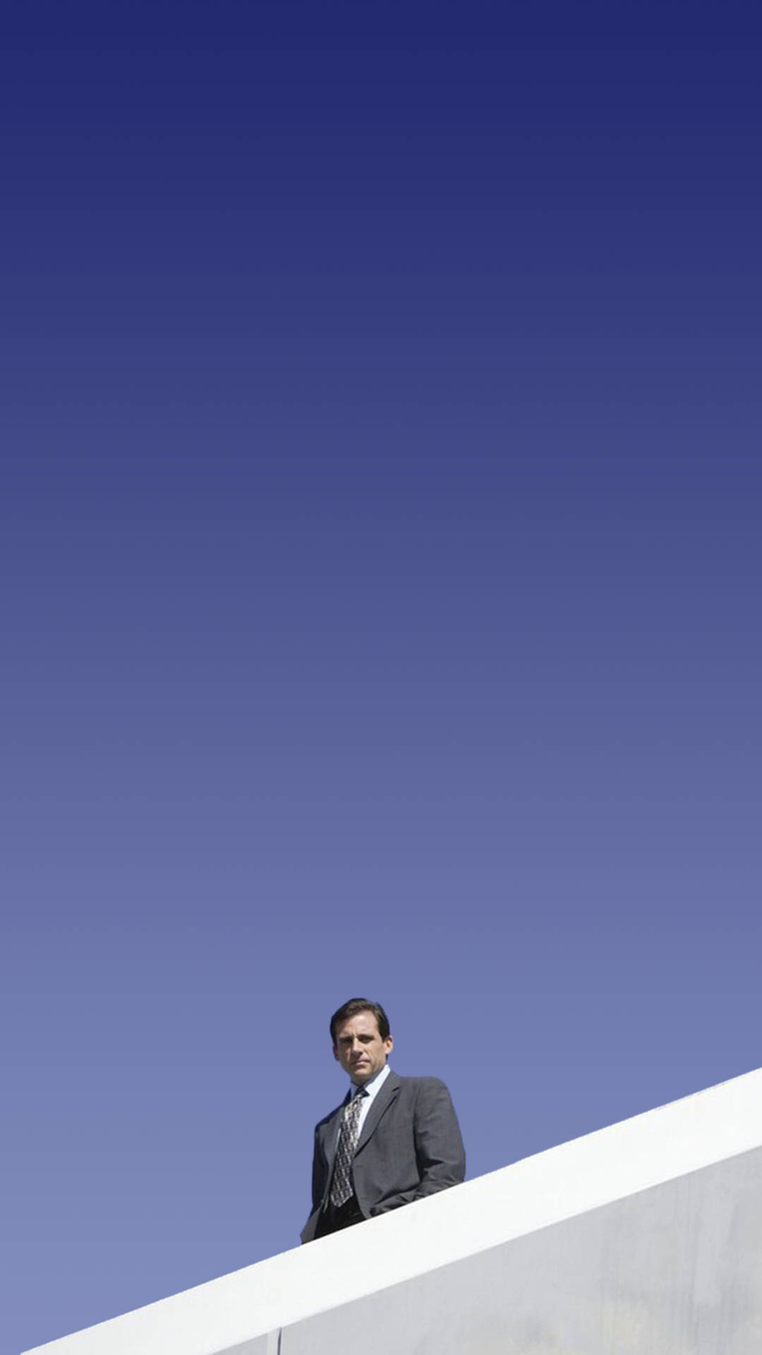 Michael Scott, The Office, rooftop, Full HD Phone Wallpaper