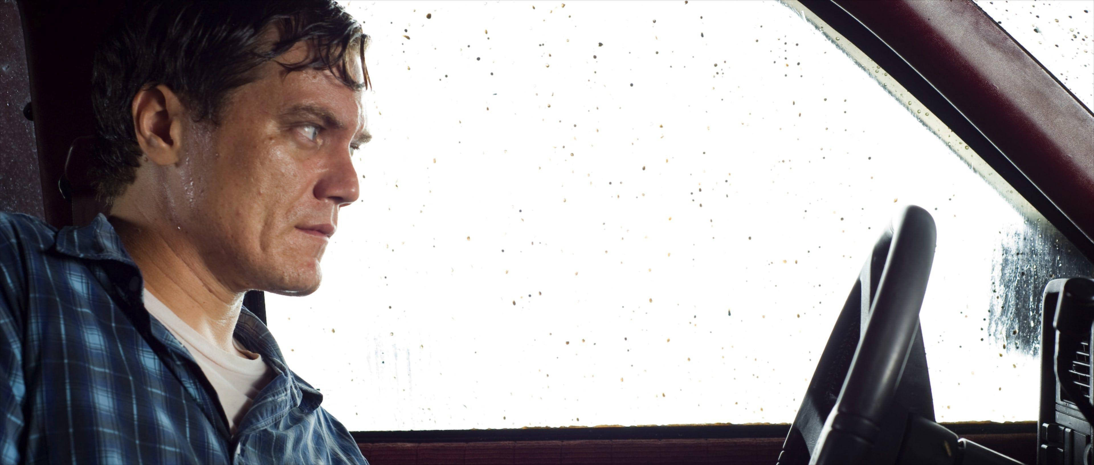 Michael Shannon, plaid shirt, steering wheel, 4K Desktop Wallpaper