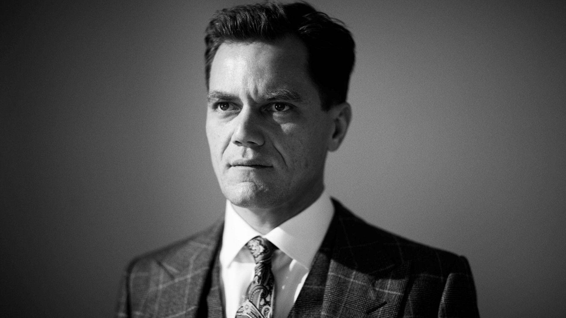 Michael Shannon, plaid suit, patterned tie, Full HD Desktop Wallpaper
