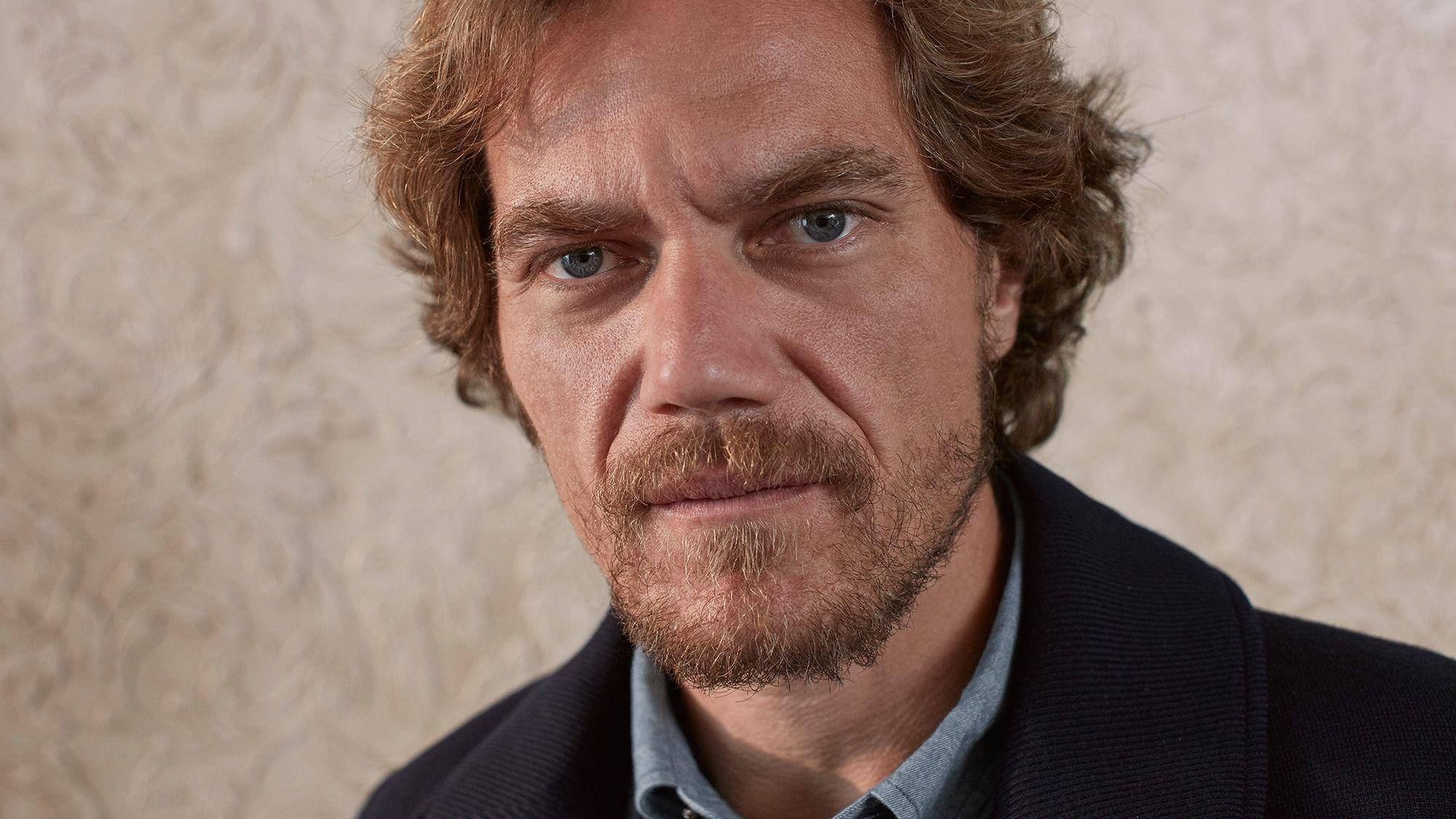 Michael Shannon, intense blue eyes, reddish-brown beard, Full HD Desktop Wallpaper