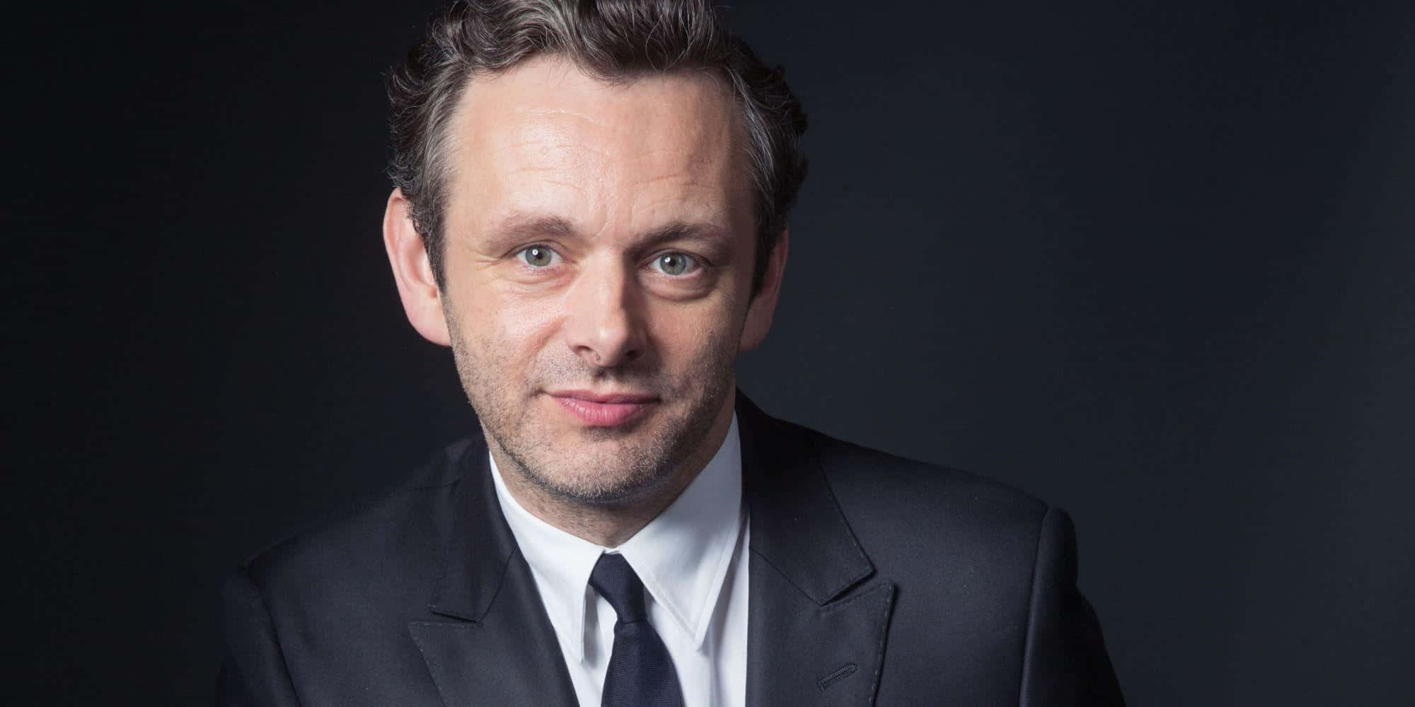 Michael Sheen, dark suit, tie, Full HD Desktop Wallpaper