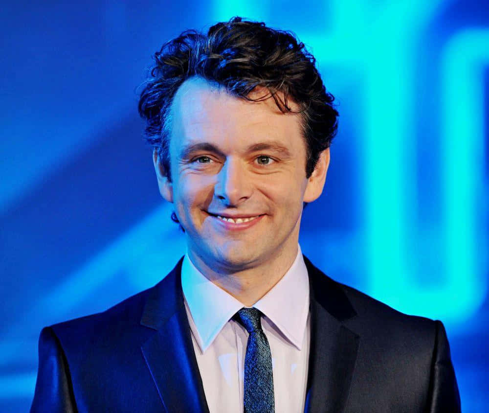 Michael Sheen, dark suit, tie, SD Desktop Wallpaper