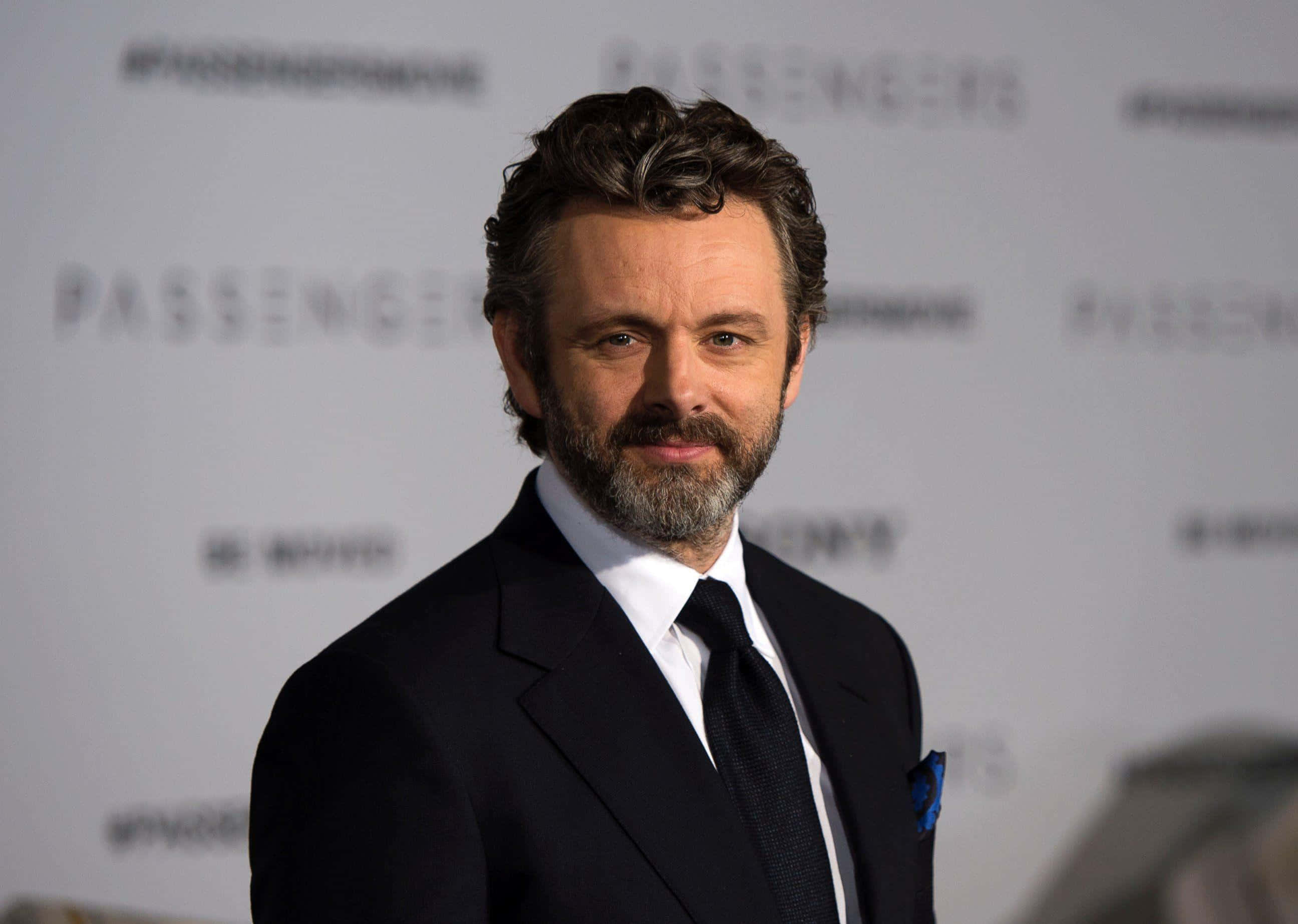 Michael Sheen, dark suit, movie premiere, 2K Desktop Wallpaper