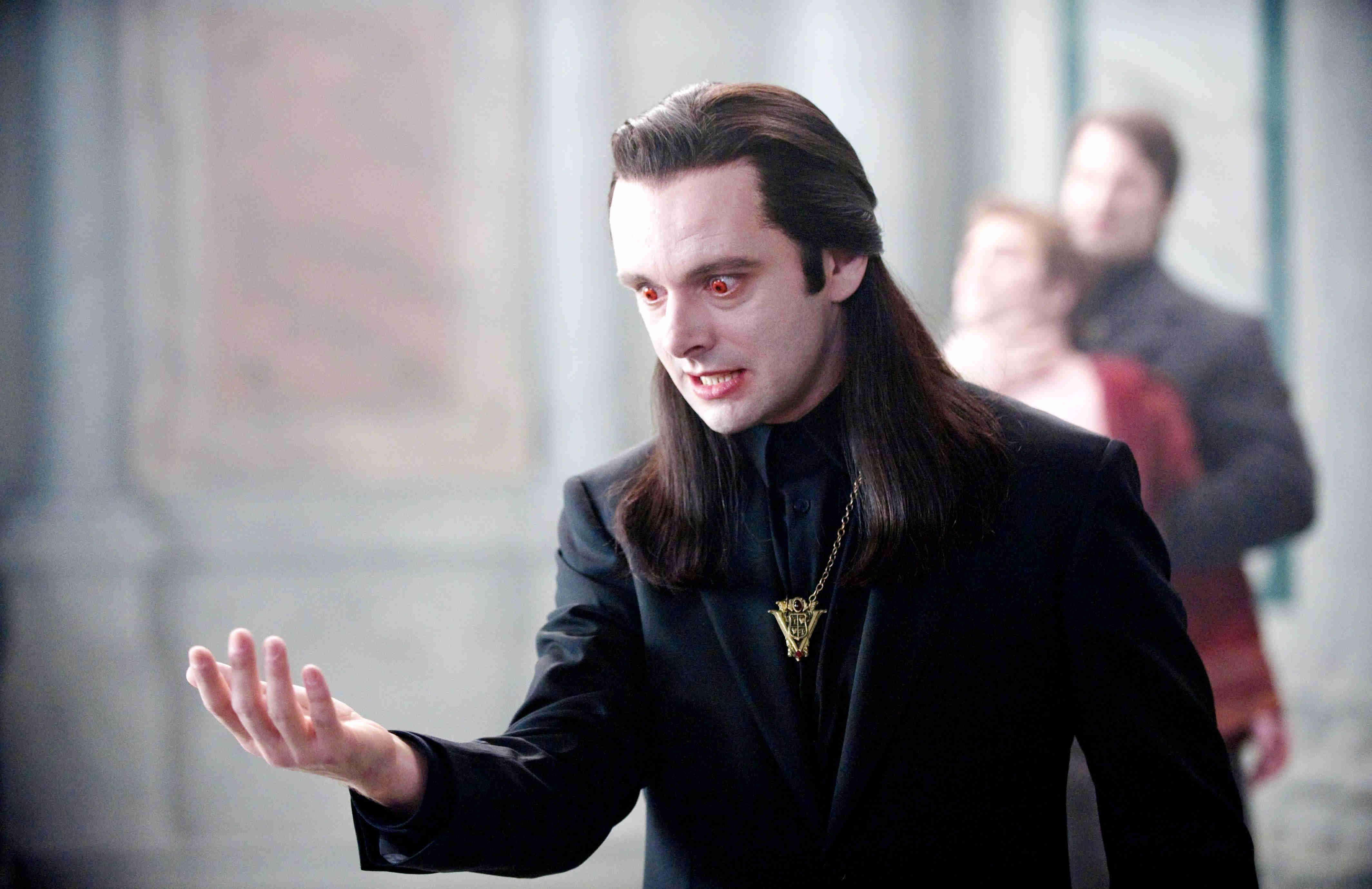 Michael Sheen, vampire, long dark hair, 4K Desktop Wallpaper