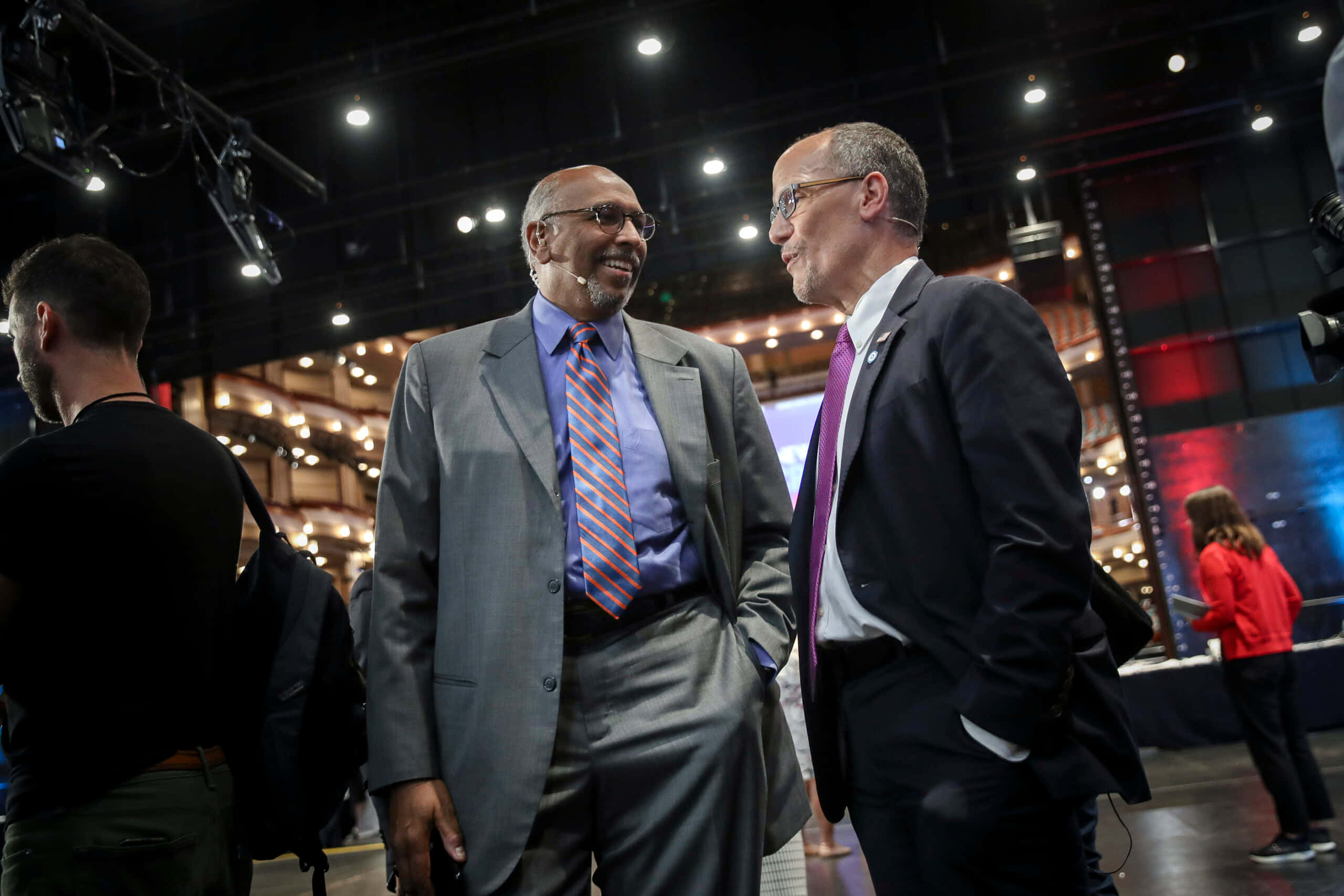 Michael Steele, keynote speech, backstage, 2K Desktop Wallpaper