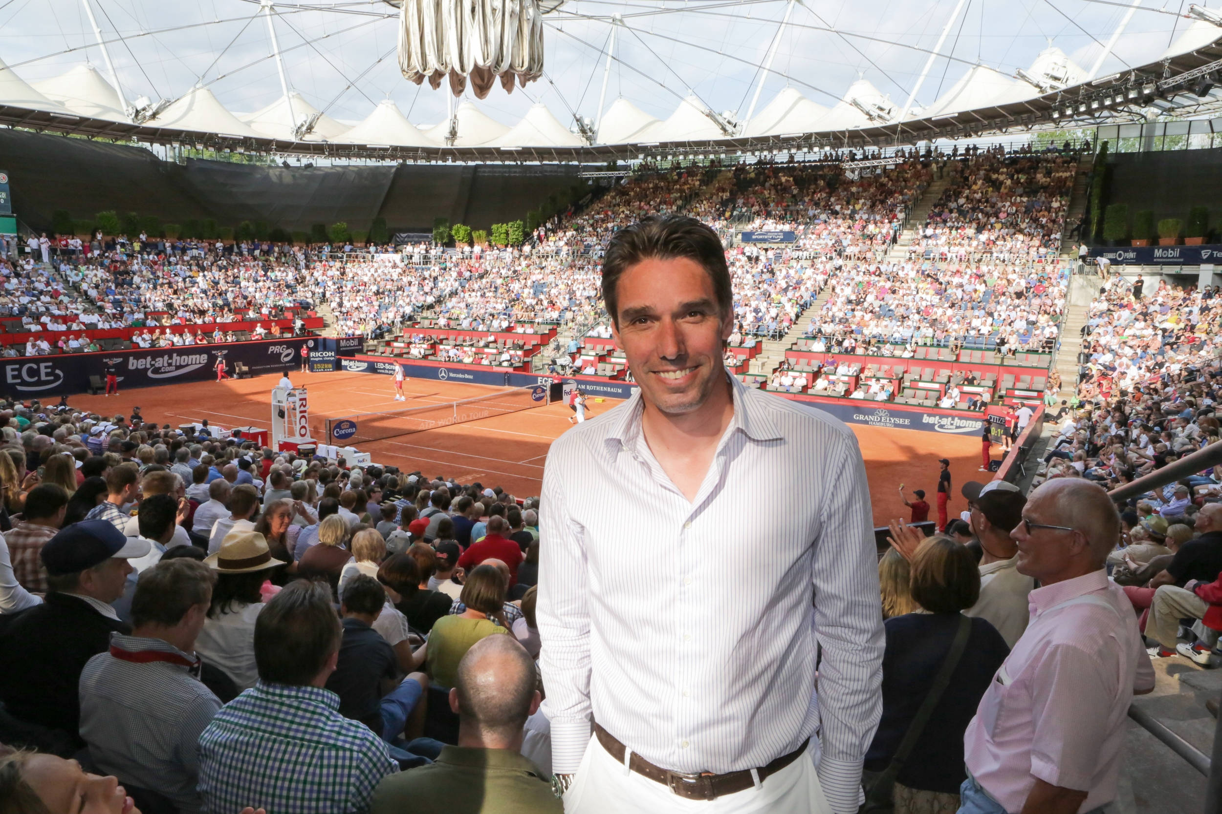 Michael Stich, tennis court, clay court, Full HD Desktop Wallpaper