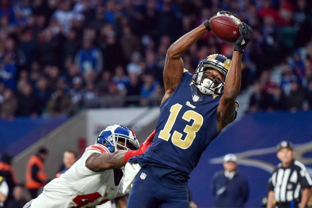 Michael Thomas, blue jersey, number 13, SD Desktop Wallpaper