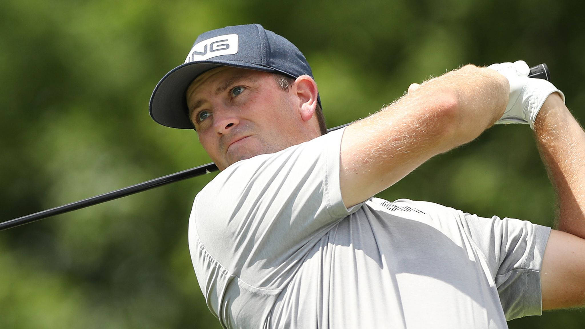 Michael Thompson, golfer, mid-swing, Full HD Desktop Wallpaper