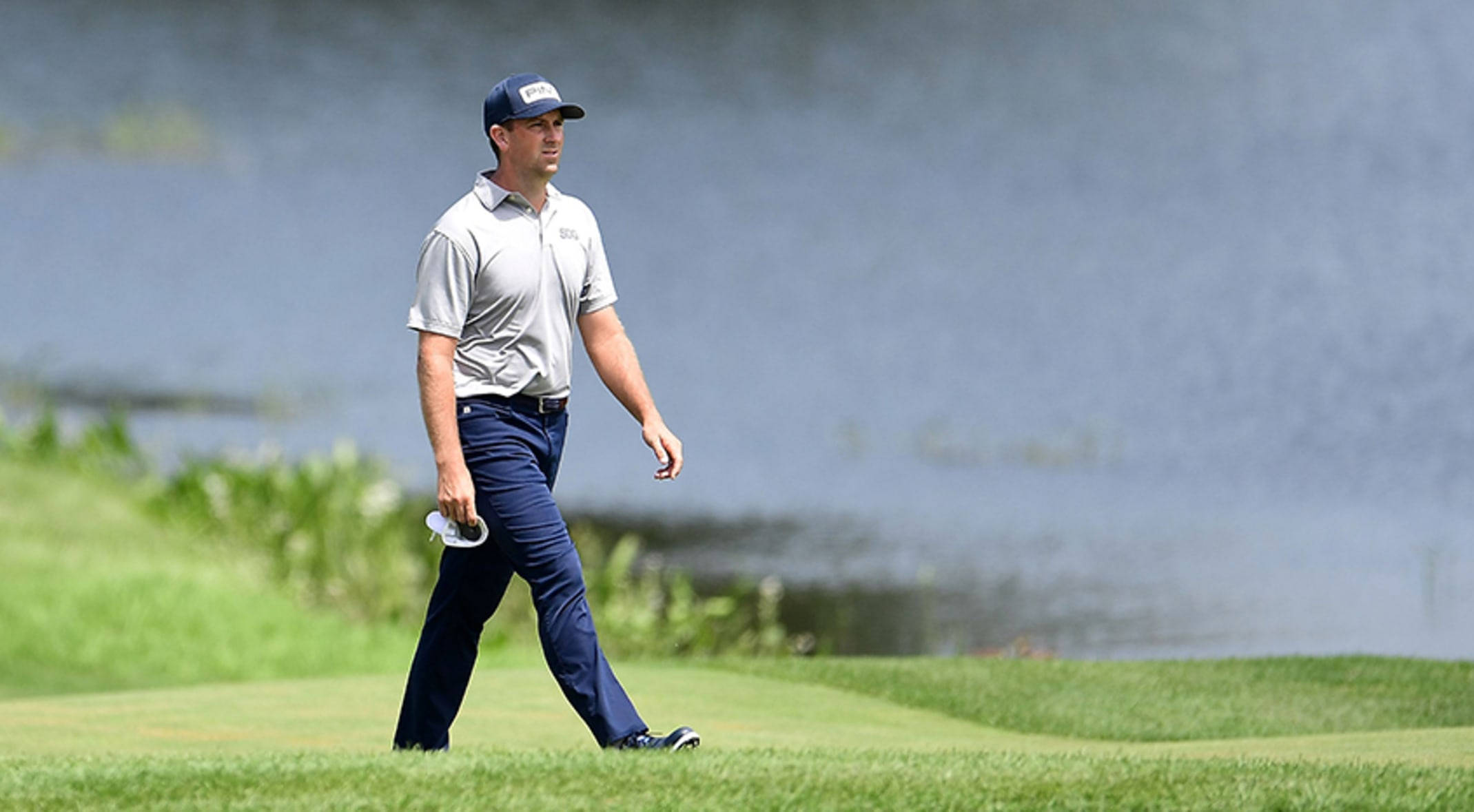 Michael Thompson, blue cap, navy pants, Full HD Desktop Wallpaper