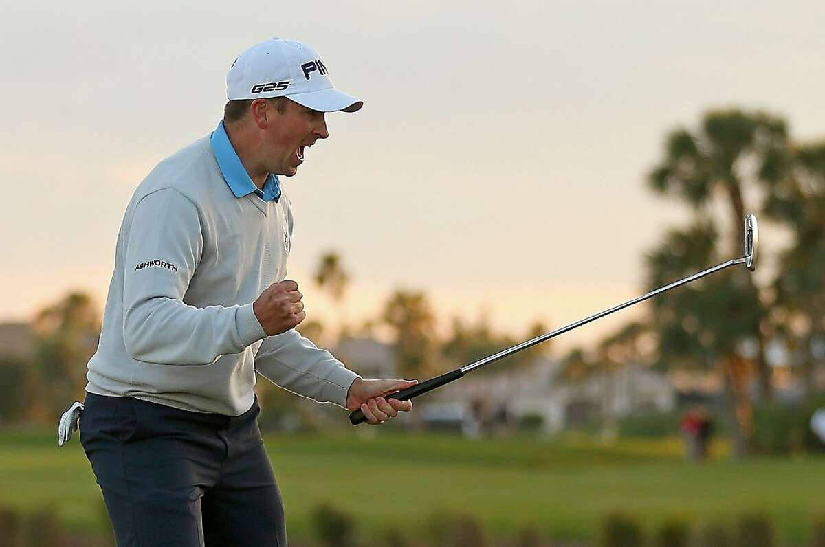 Michael Thompson, golfer, sunlit course, SD Desktop Wallpaper