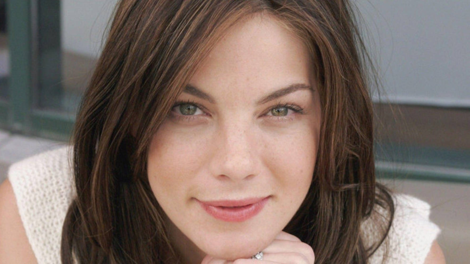 Michelle Monaghan, brown hair, green eyes, HD Desktop Wallpaper