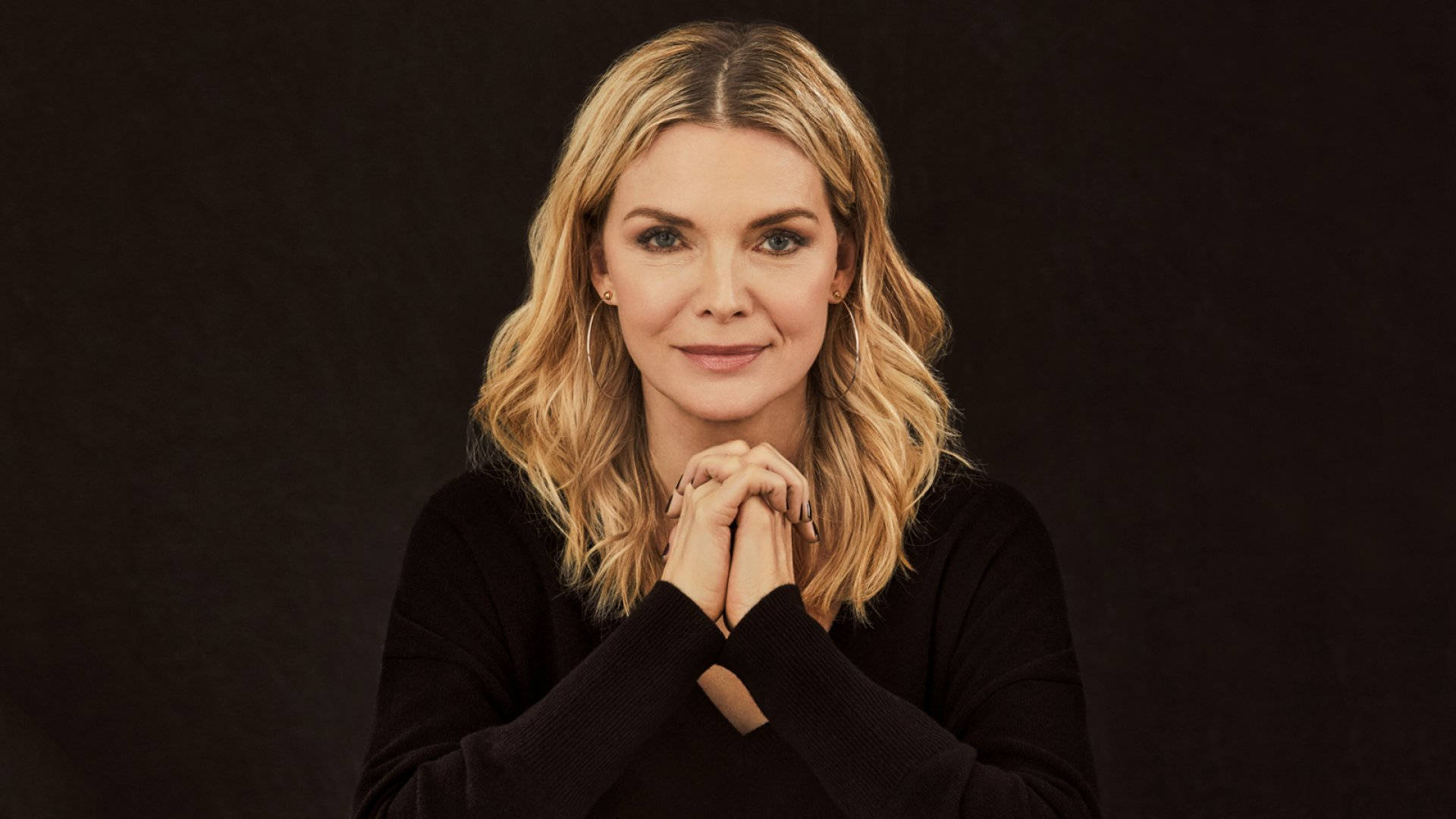 Michelle Pfeiffer, American TV actress, blonde wavy hair, Full HD Desktop Wallpaper