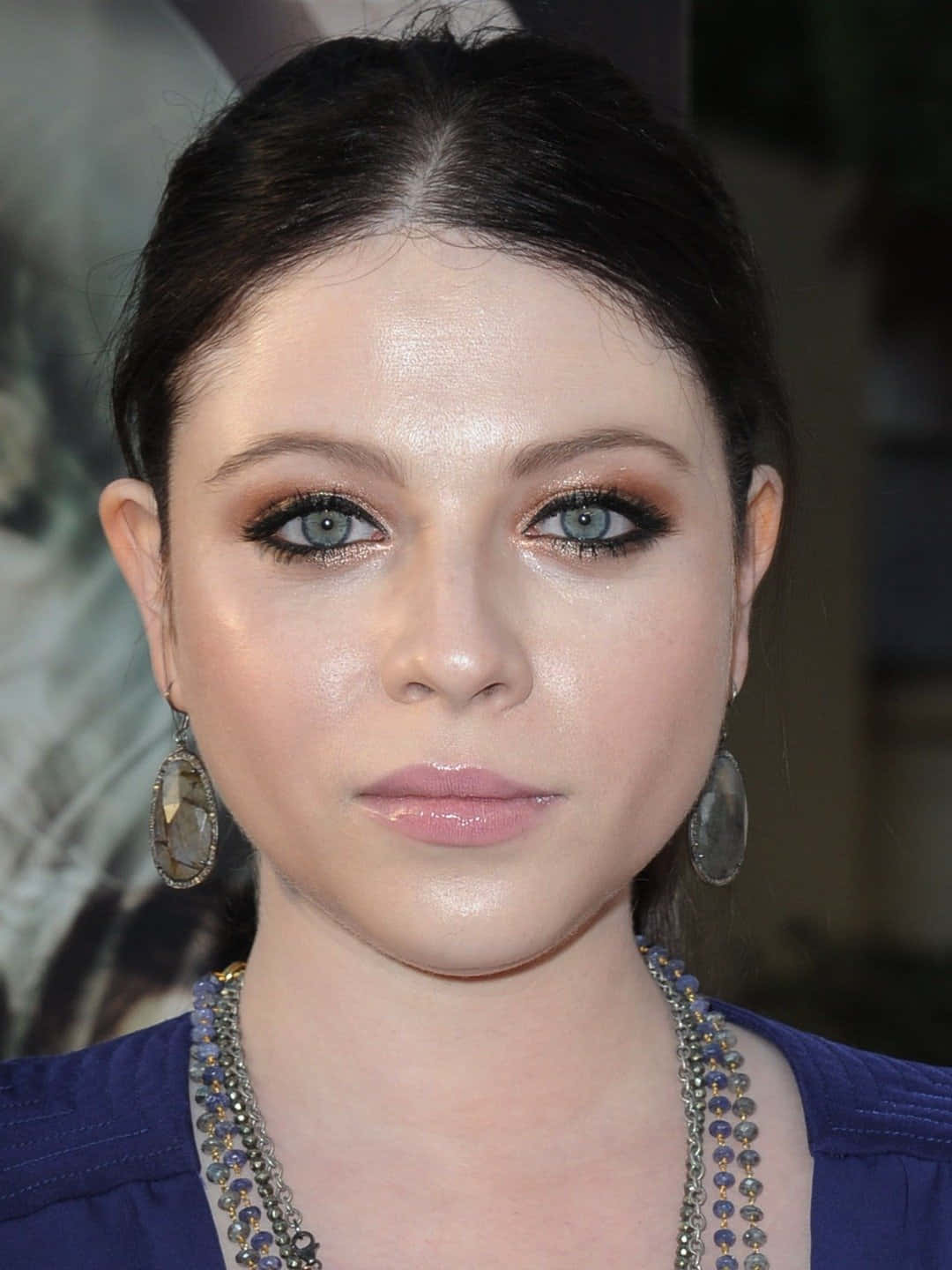 Michelle Trachtenberg, blue eyes, dark hair, HD Phone Wallpaper