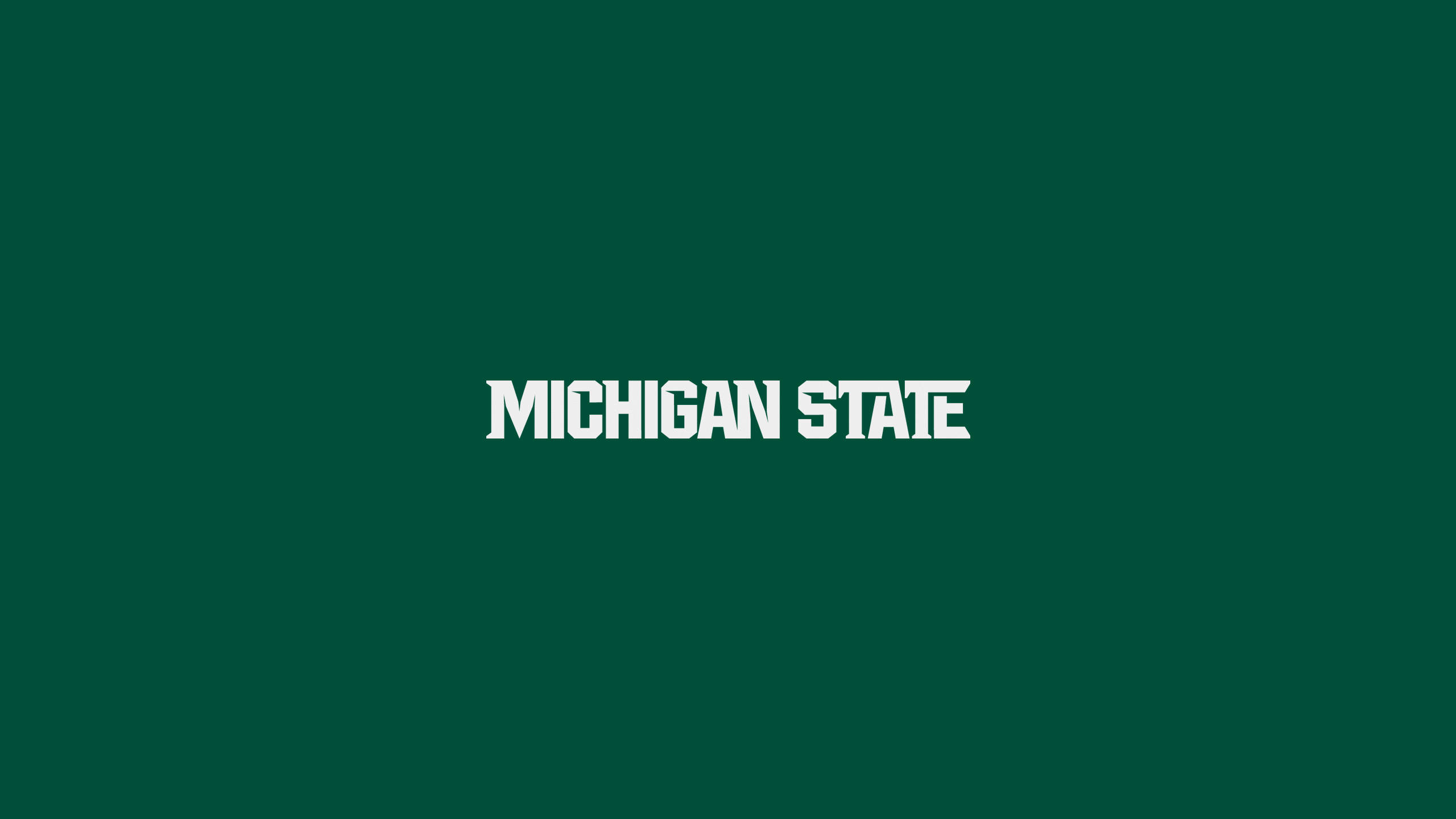 Michigan State University, dark green, evening, 2K Desktop Wallpaper