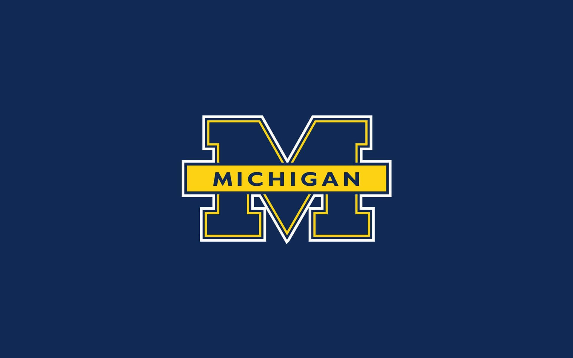 Michigan Wolverines, yellow, white, Full HD Desktop Wallpaper