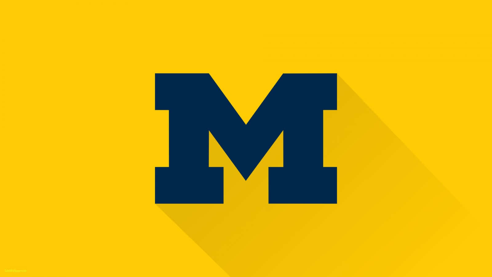 Michigan Wolverines, navy blue, letter M, HD Desktop Wallpaper