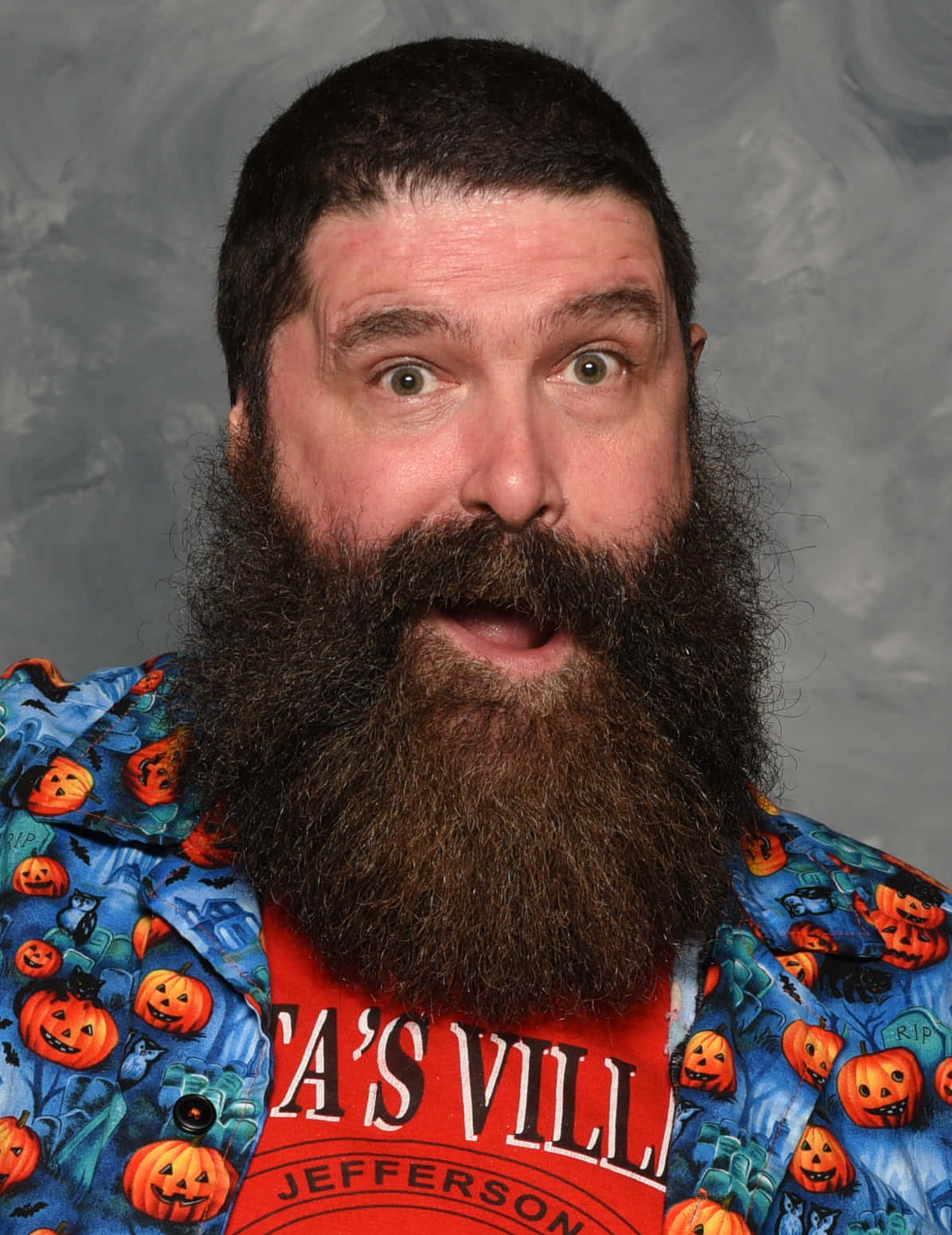 Mick Foley, 2017 Florida SuperCon, Halloween-themed shirt, HD Phone Wallpaper