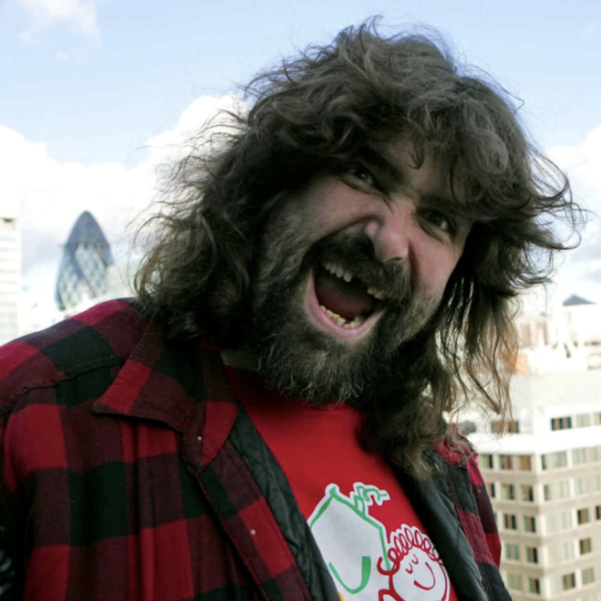 Mick Foley, city skyline, distinctive skyscraper, SD Desktop Wallpaper