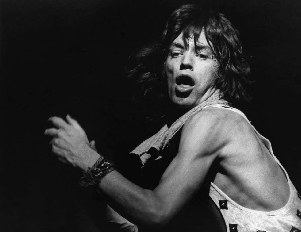 Mick Jagger, black and white photo, rock singer, SD Desktop Wallpaper