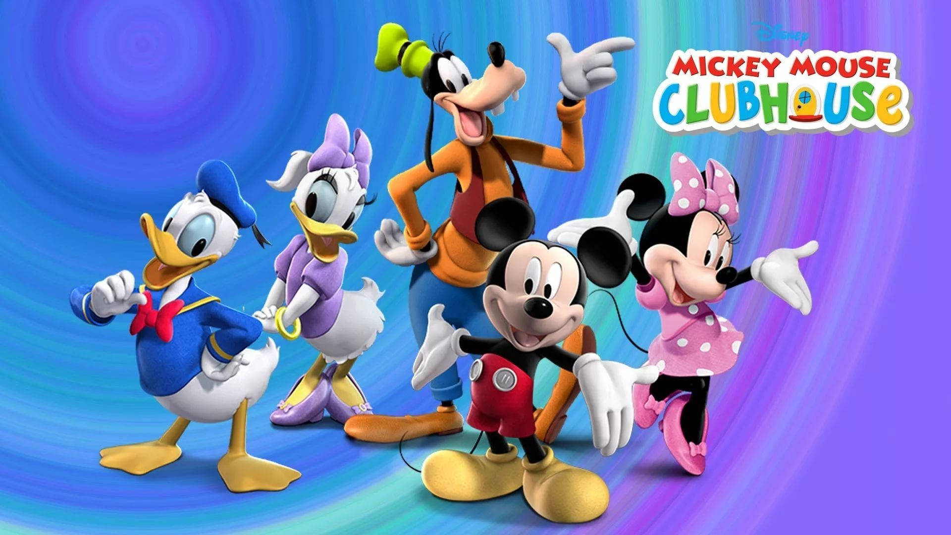 Mickey Mouse Clubhouse, Mickey Mouse, Disney animated scene, Full HD Desktop Wallpaper