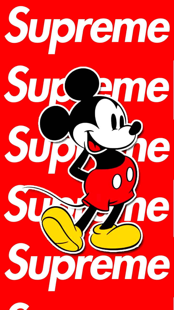Mickey Mouse, red shorts, yellow shoes, HD Phone Wallpaper