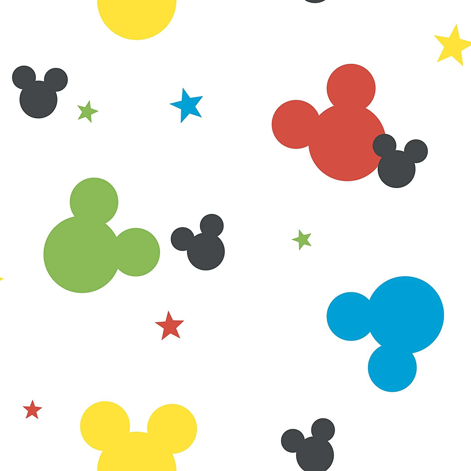 Mickey Mouse, Mickey Mouse ears, stars, HD Desktop Wallpaper