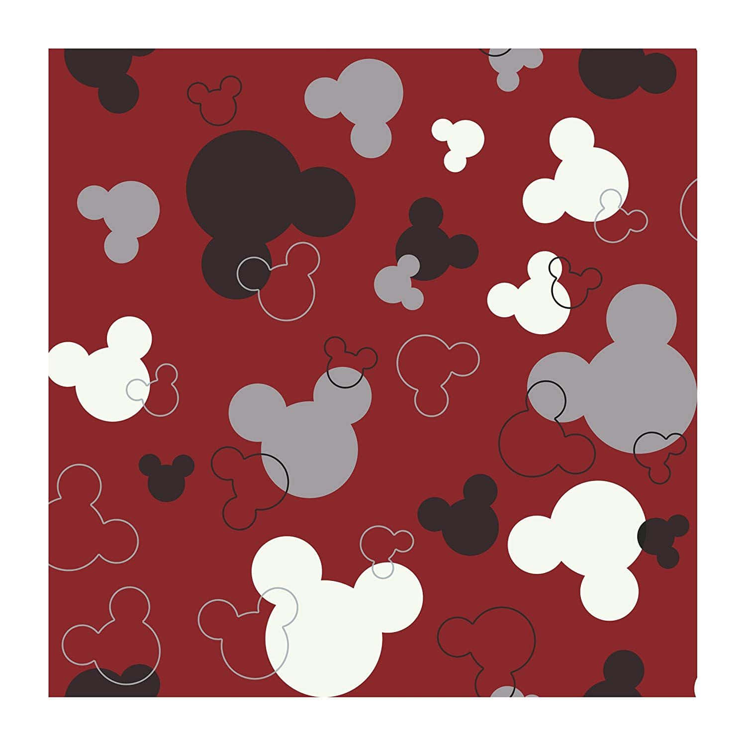 Mickey Mouse Ears, Mickey Mouse, red, HD Desktop Wallpaper