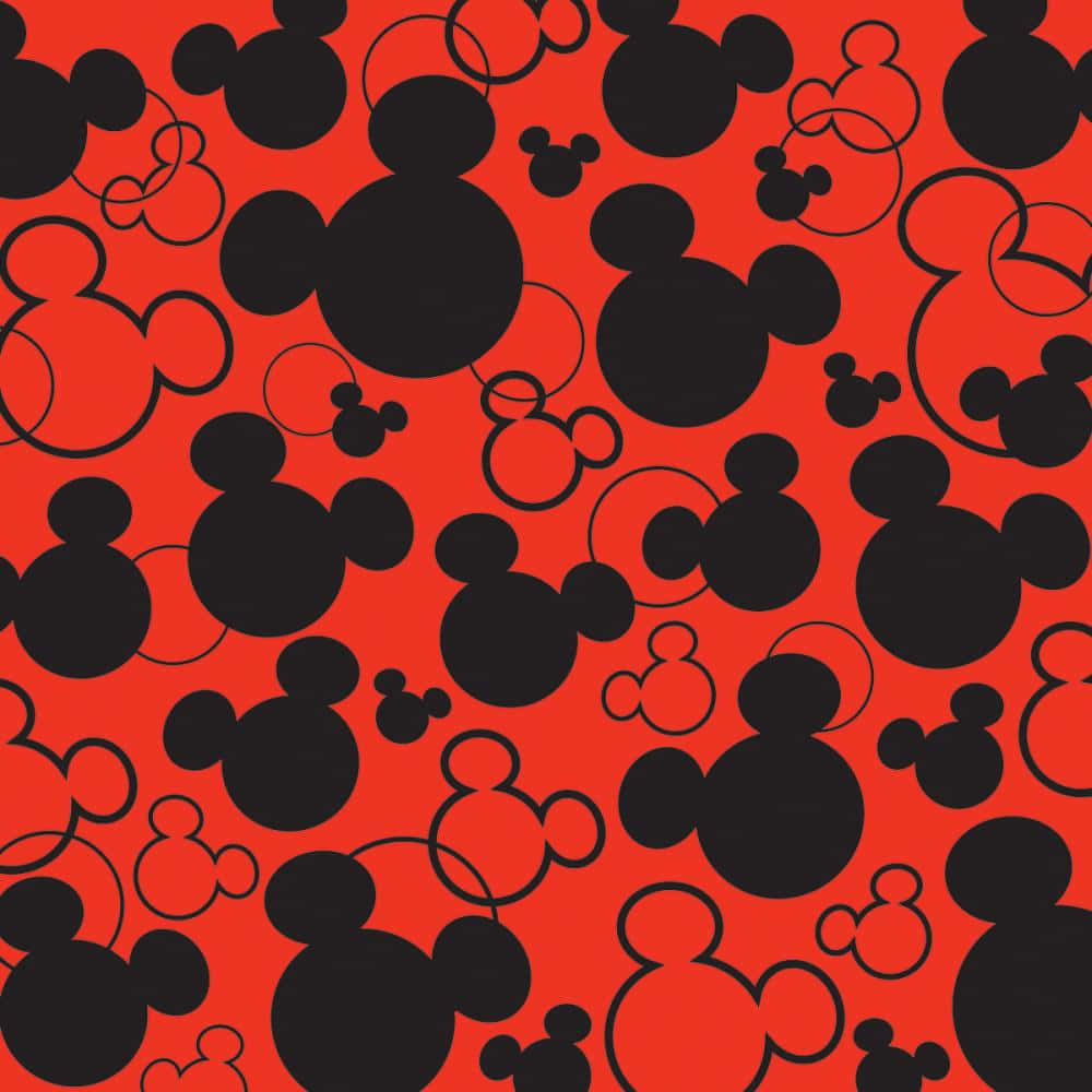 Mickey Mouse, Mickey Mouse Ears, black, SD Desktop Wallpaper