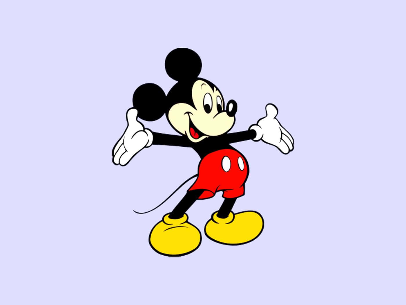 Mickey Mouse, lavender background, desktop, HD Desktop Wallpaper