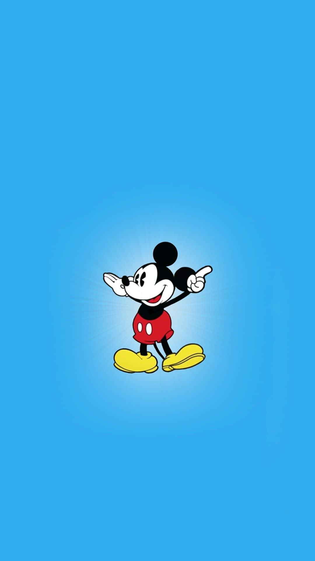 Mickey Mouse, red shorts, yellow shoes, Full HD Phone Wallpaper